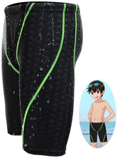 Swimming Jammers for Boys, Chlorine Resistant Tight Athletic Swimsuit for Pool Training, Male Swim Shorts,Quick Dry Swim Trunks